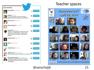 Teacher spaces
@vanschaijik 15
 