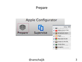 Prepare
@vanschaijik 3
 