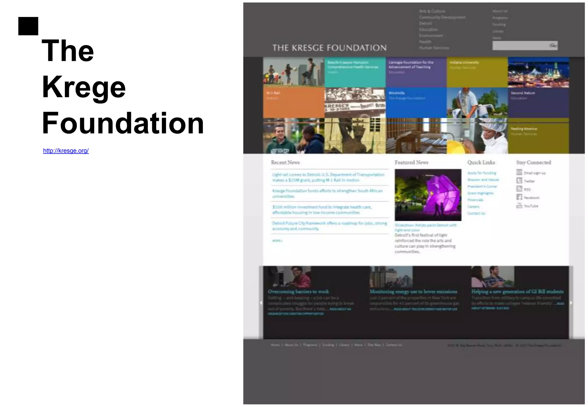 The
Krege
Foundation
http://kresge.org/
 