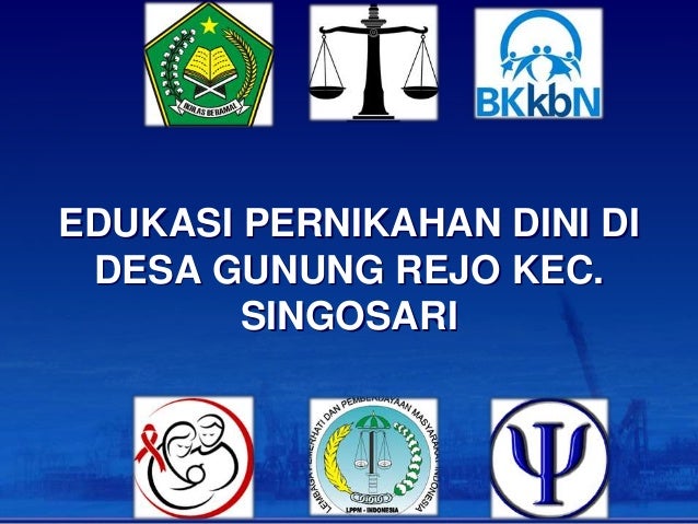 Edukasi Pernikahan Dini