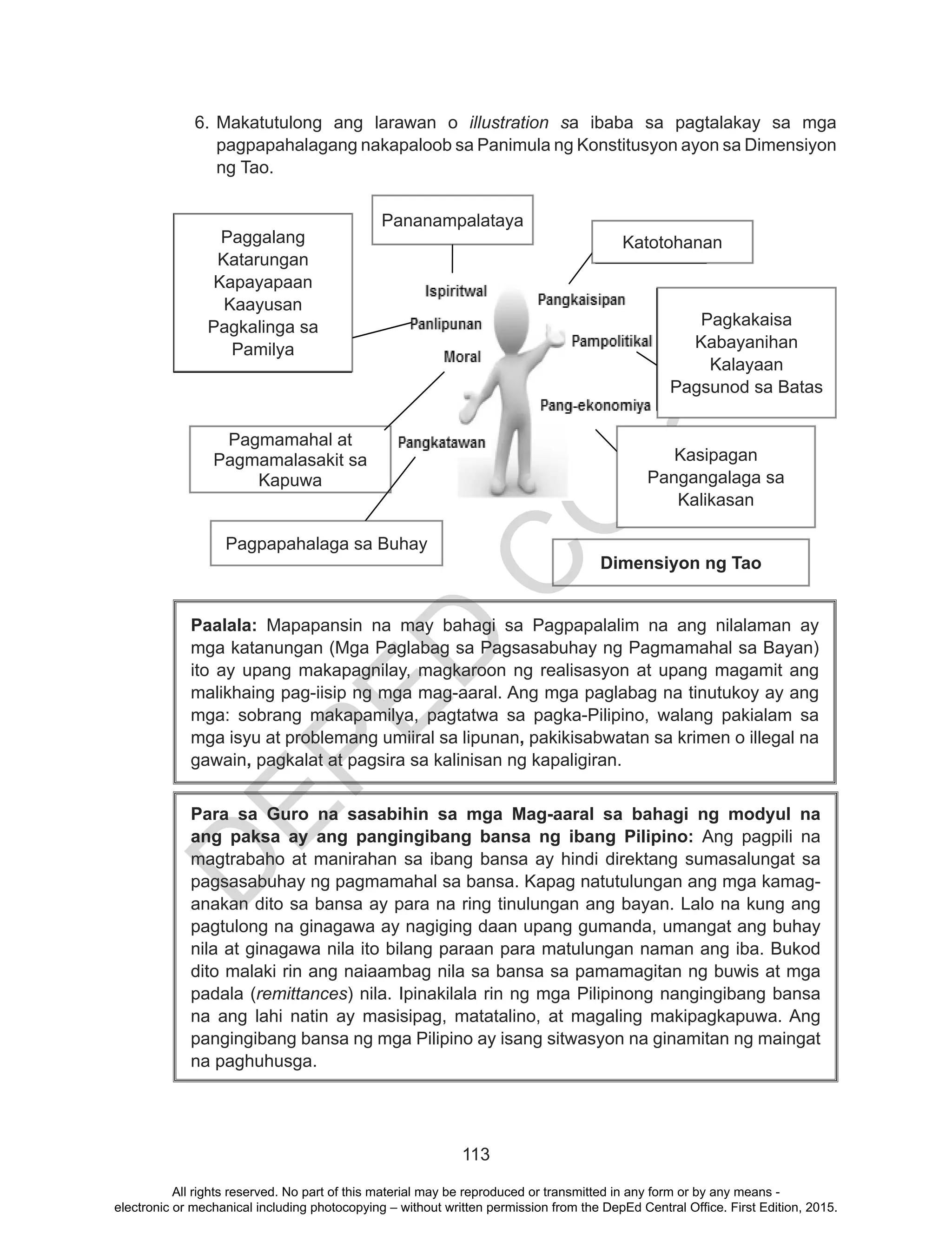 Edukasyon sa pagpapakatao grade 10 tg quarter 3 | PDF