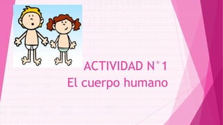 ACTIVIDAD N°1
El cuerpo humano

 