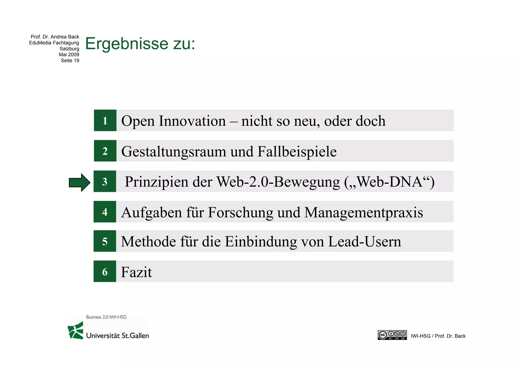 Webbased Open Innovation