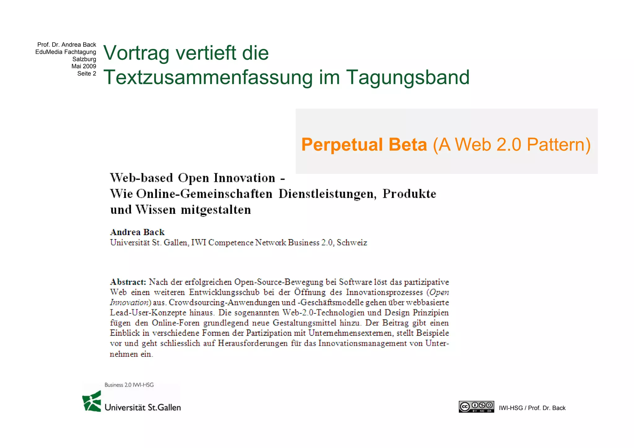 Webbased Open Innovation