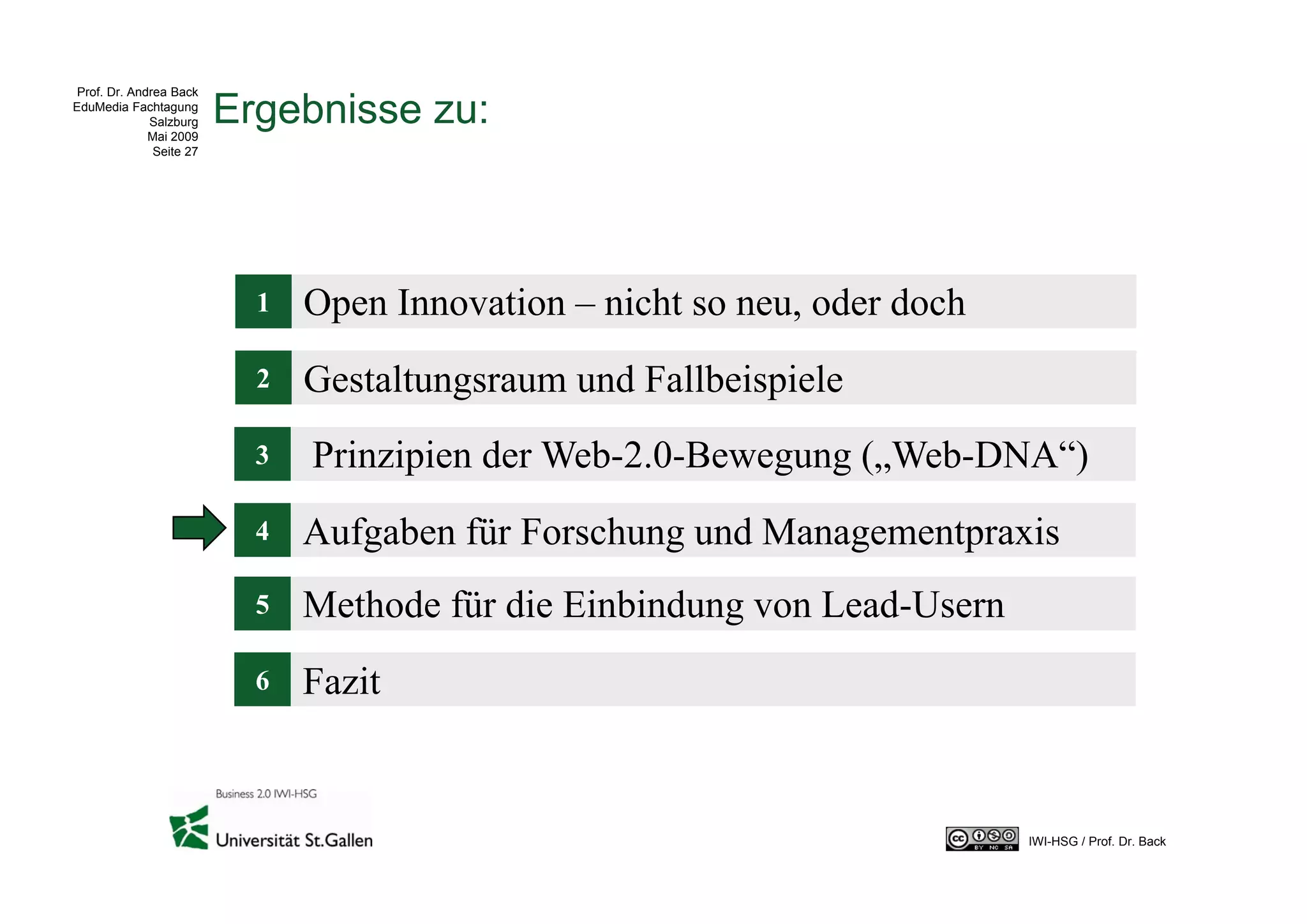 Webbased Open Innovation