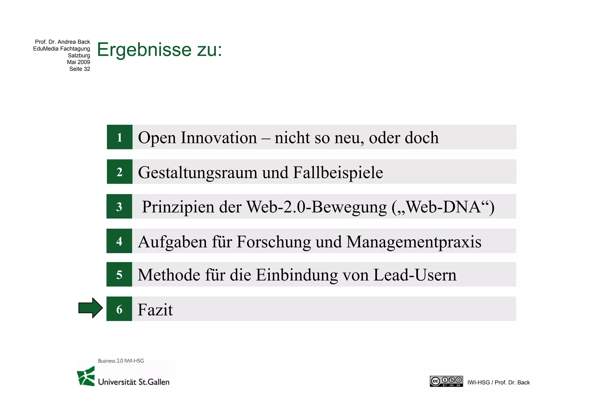 Webbased Open Innovation