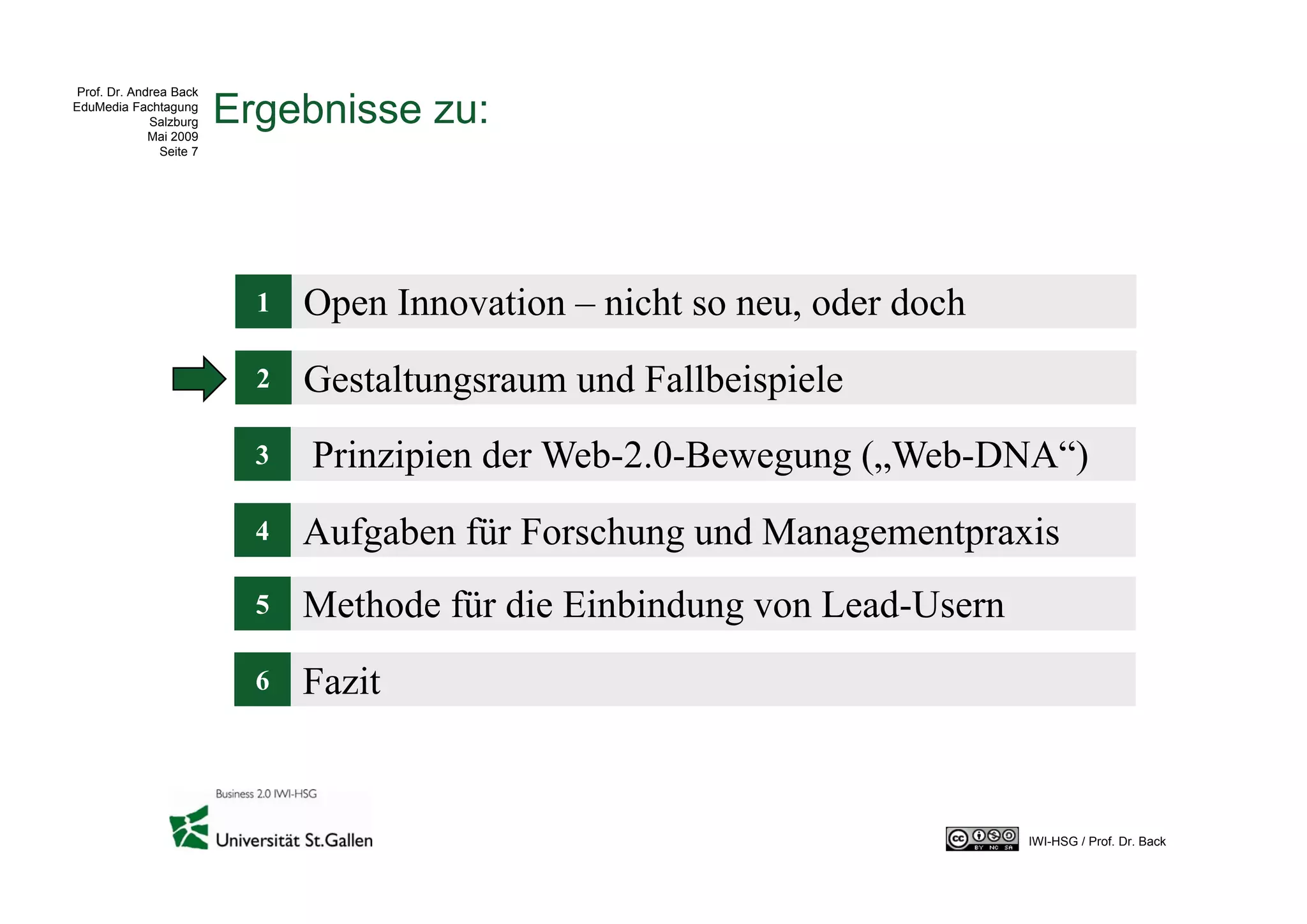 Webbased Open Innovation