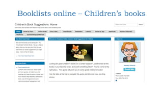 Booklists online – Children’s books
 