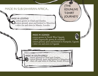 How a T-Shirt is Helping Africa Grow -- EDUN LIVE On Campus