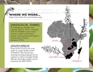 How a T-Shirt is Helping Africa Grow -- EDUN LIVE On Campus