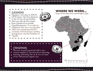 How a T-Shirt is Helping Africa Grow -- EDUN LIVE On Campus