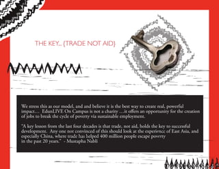 How a T-Shirt is Helping Africa Grow -- EDUN LIVE On Campus