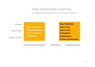 Edunomics 2012 - Trends und  Szenarien für Corporate Learning