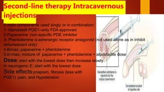 Pge1 Injection Erectile dysfunction updates | PPTX