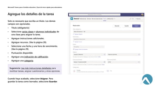 varias clases alumnos individuales
indicación de calificación
categoría
Lea más instrucciones detalladas
 