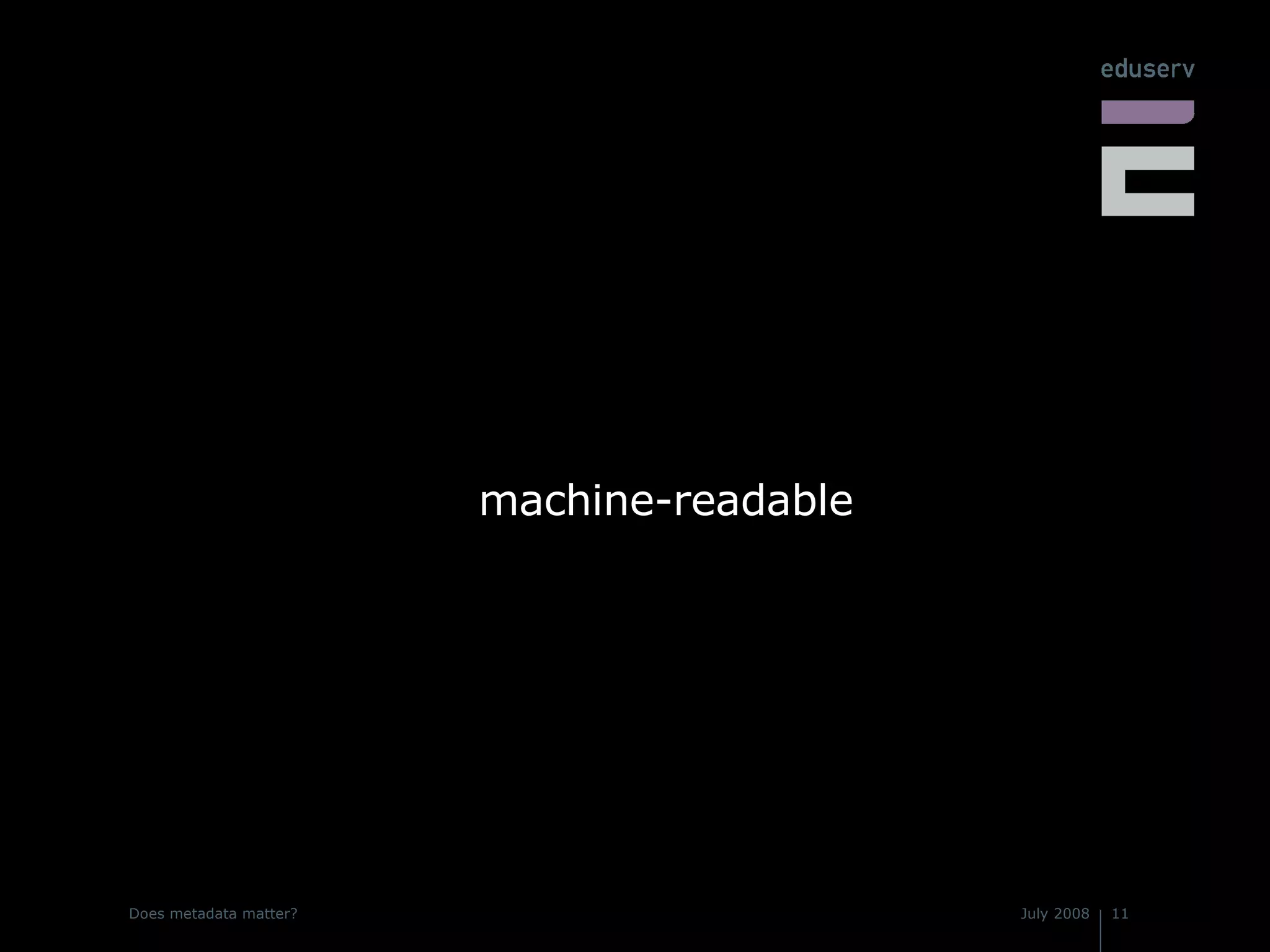 machine-readable 