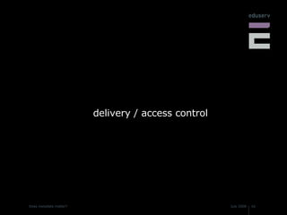delivery / access control 