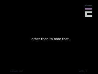 other than to note that… 