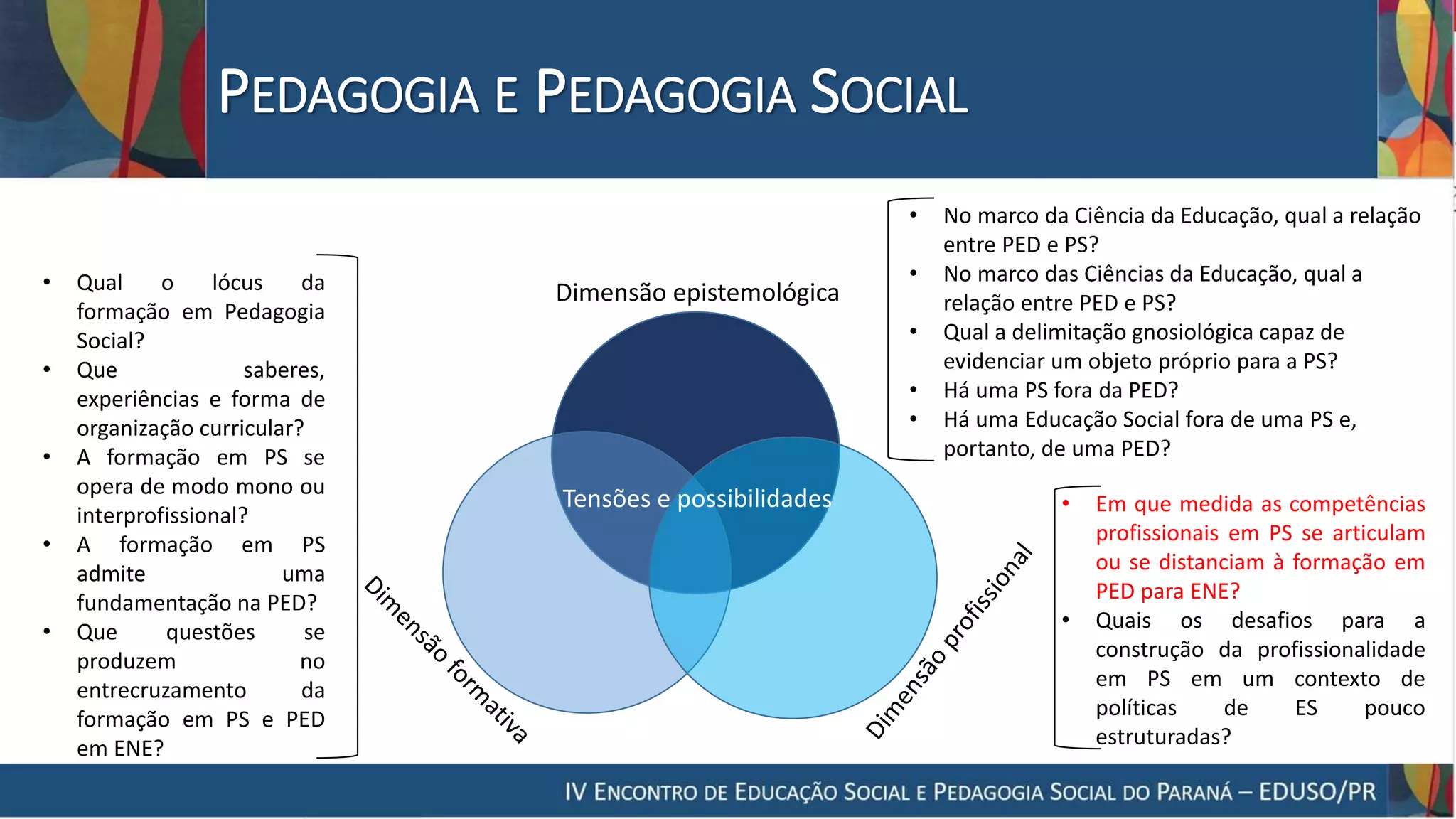 Pedagogia e pedagogia social | PPTX