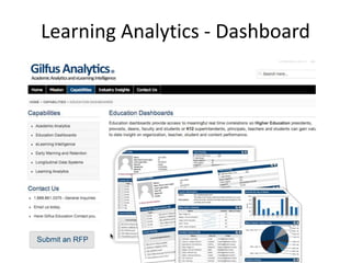 Learning Analytics - Dashboard

 