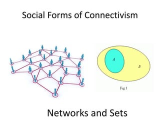 Social Forms of Connectivism

Networks and Sets

 