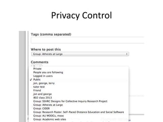 Privacy Control

 