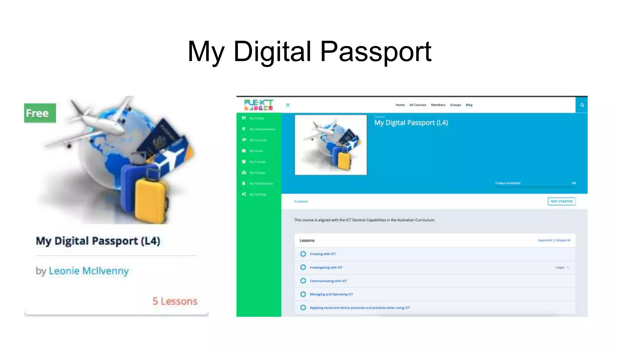 My Digital Passport
 