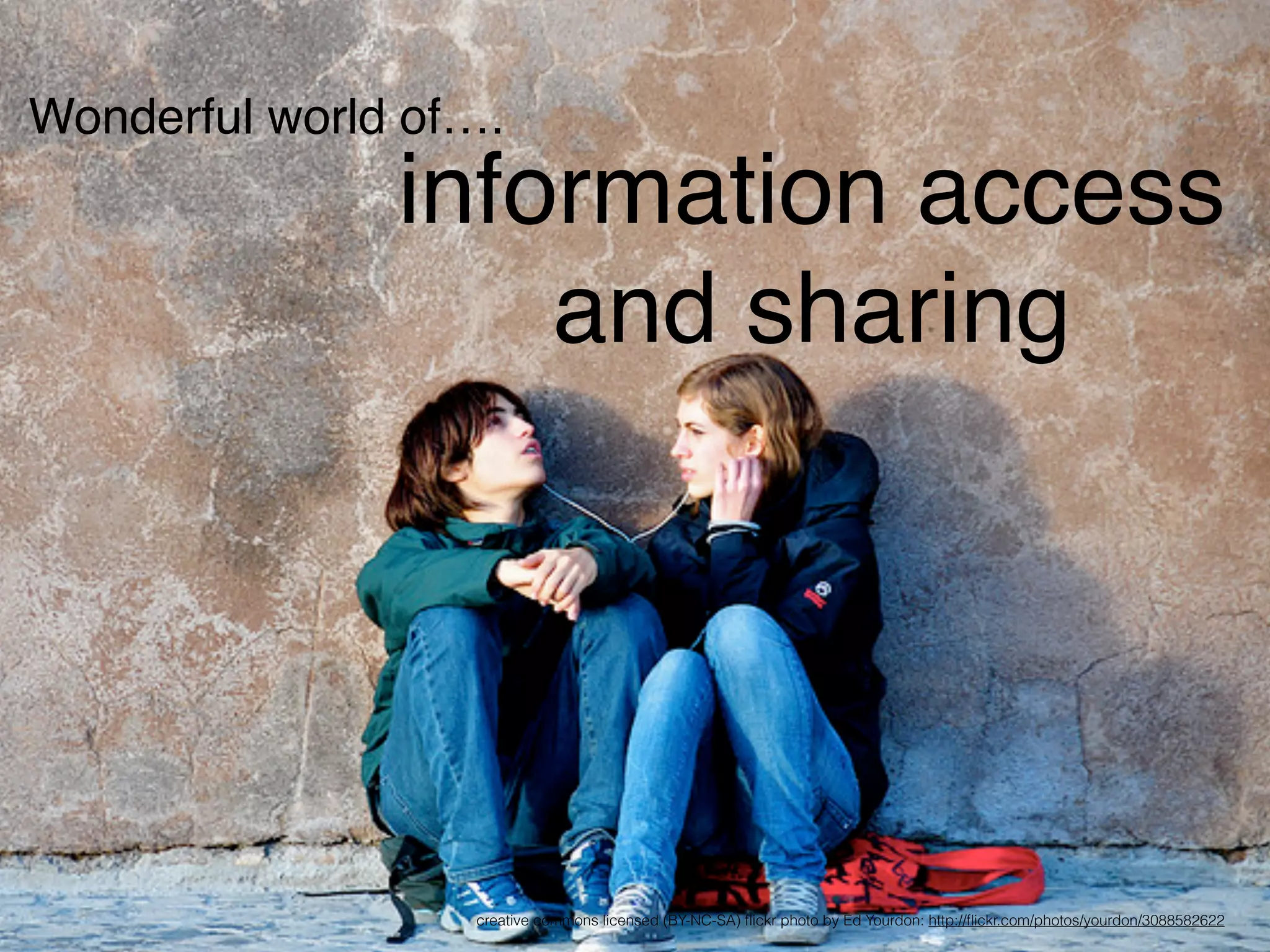 learning today requires that teachers
and school librarians understand
reading and information seeking in a
connected world....
 