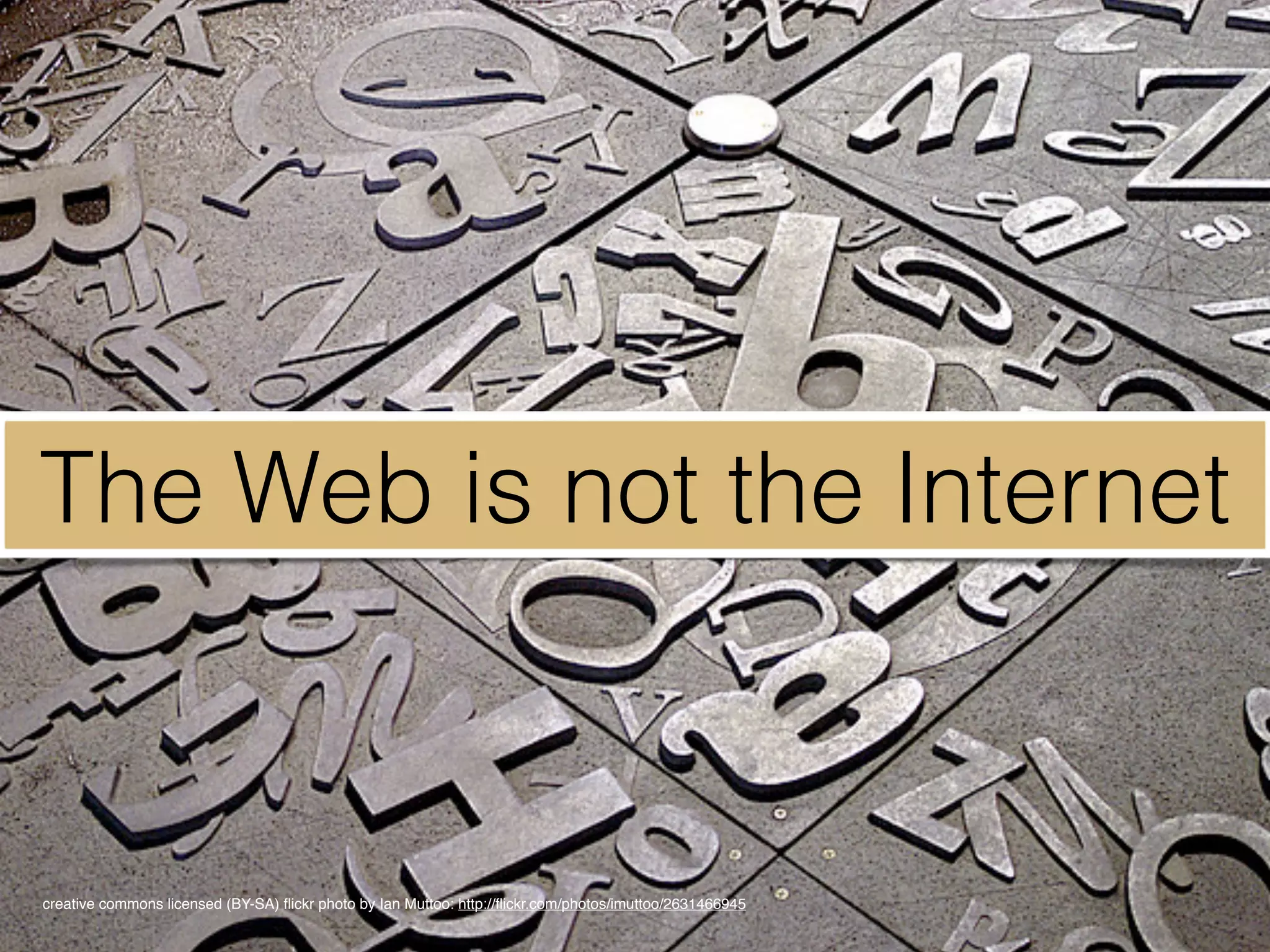 Web 3.0 refers to a third generation of internet-based
services that collectively may allow the emergence of the
intelligent semantic web.
cc licensed ( BY ) ﬂickr photo by paul (dex): http://ﬂickr.com/photos/dexxus/3146028811/
 