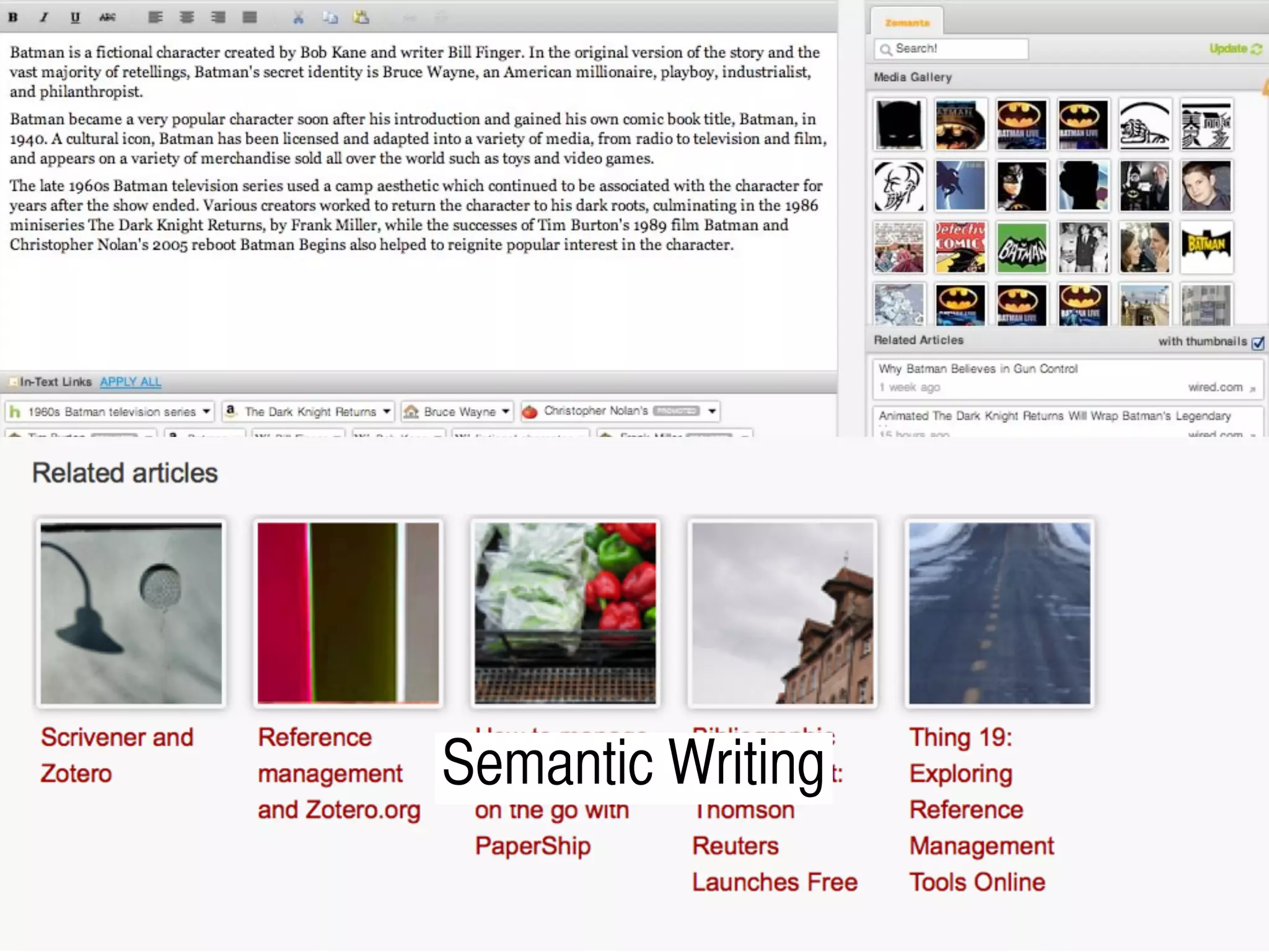 Europeana enables people to explore the
digital resources of Europe's museums, libraries,
archives and audio-visual collections.
http://www.europeana.eu/portal/index.html
Linked Open Data on the Web. The site currently contains
metadata on 3.5 million texts, images, videos and sounds.
 
