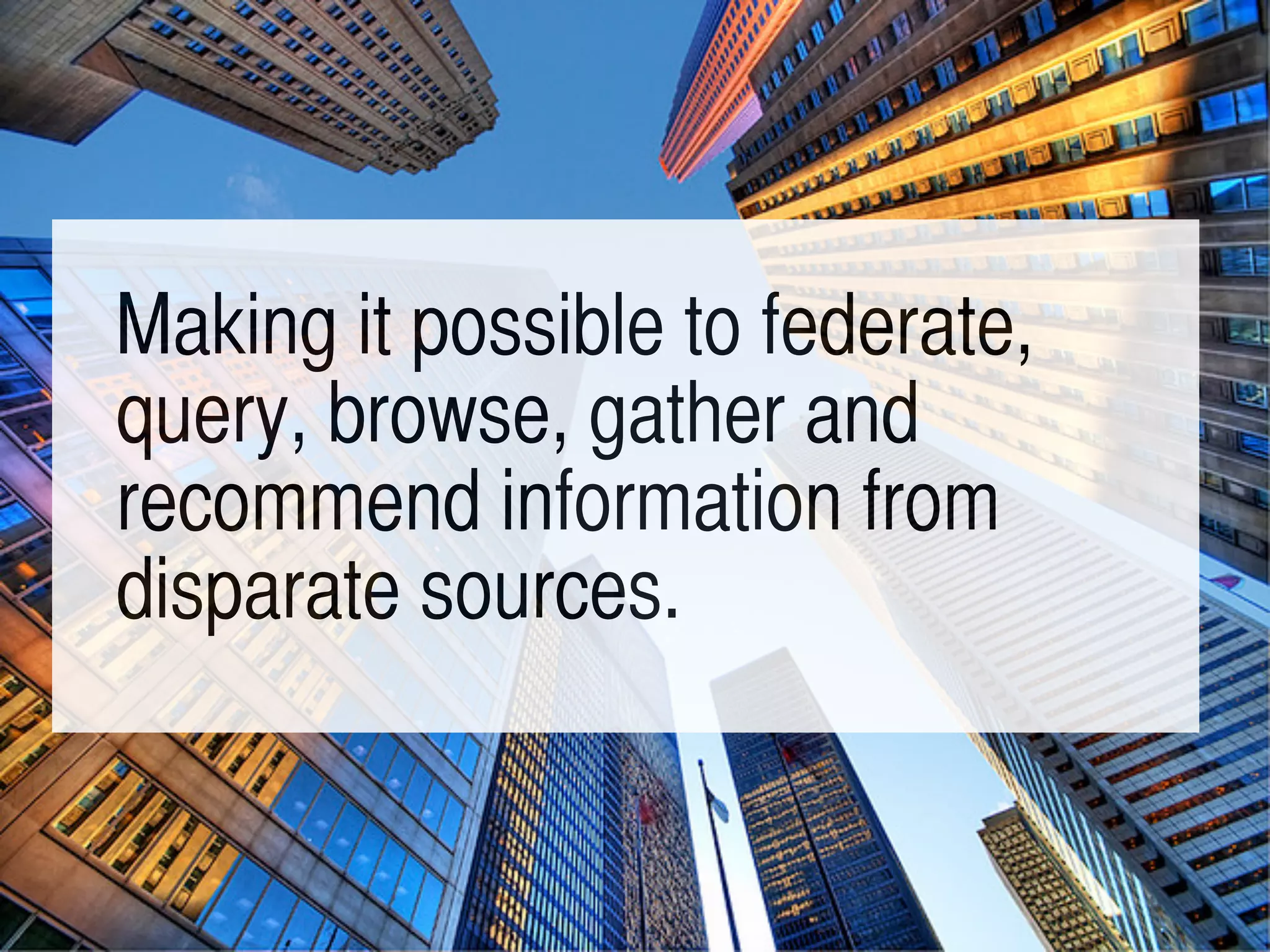 .... your information services reality
Resource Description and Analysis (RDA) as the
power tool behind information organisation 
• RDA emphasizes the importance of
relationships
• RDA adds precision to access points
• RDA provides greater internationalisation
• RDA builds a display of results that conveys
meaningful information to the user
This is your context!
 