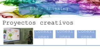 Edu - thinking
Conexi
ones
Proyectos creativos
Conexi
ones
Conexi
ones
 