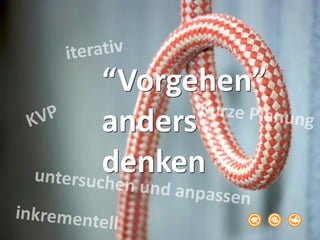 “Vorgehen”
anders
denken
 