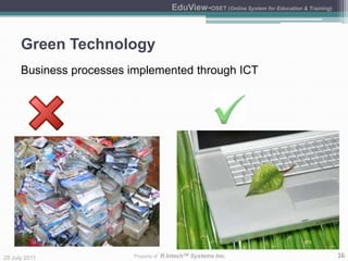 Electronic review and approvalOnline review and approval of the admission process