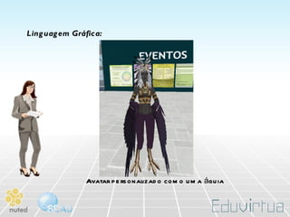 Linguagem Gráfica: Avatar personalizado como uma águia 