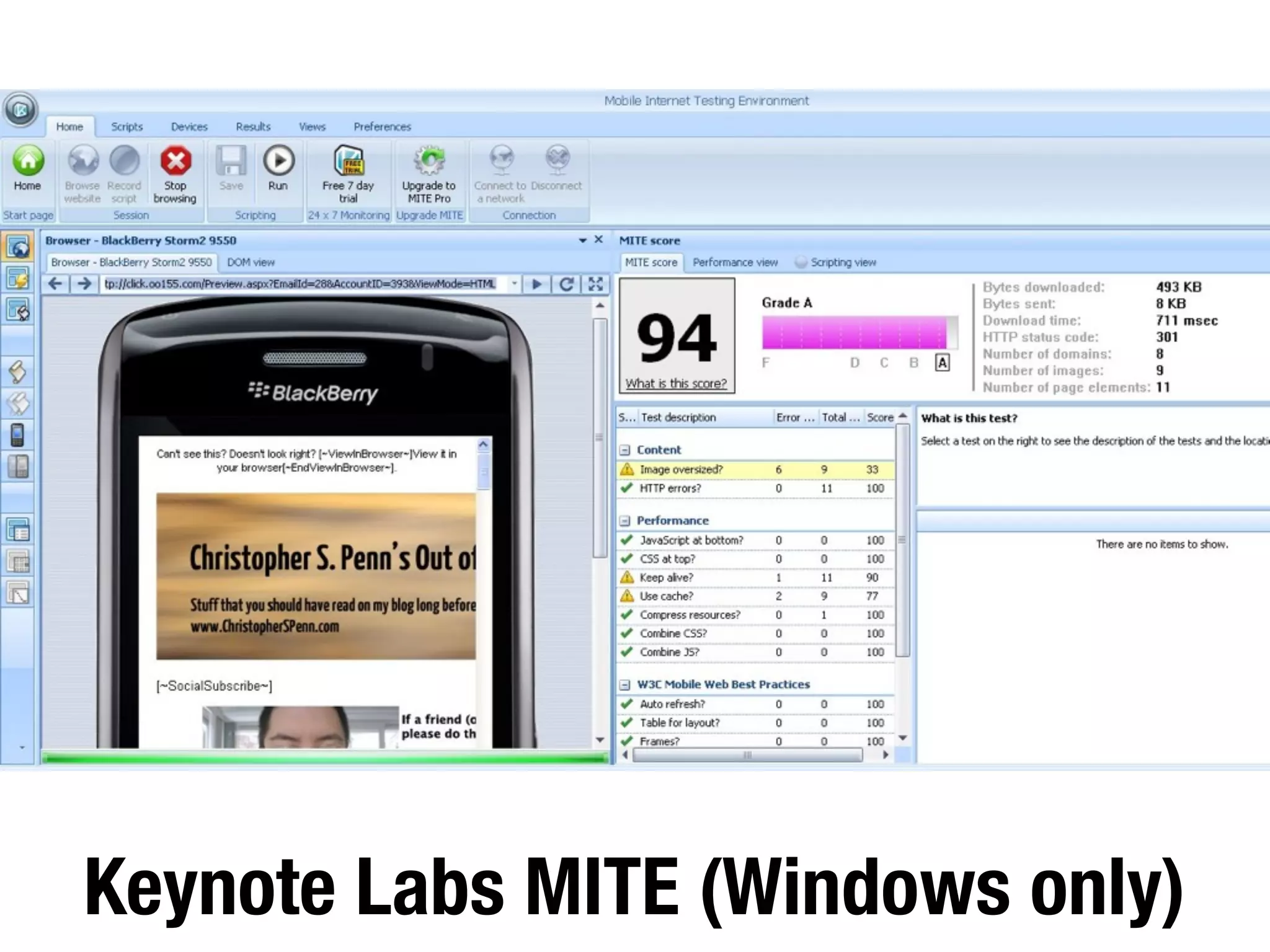 Keynote Labs MITE (Windows only)
 