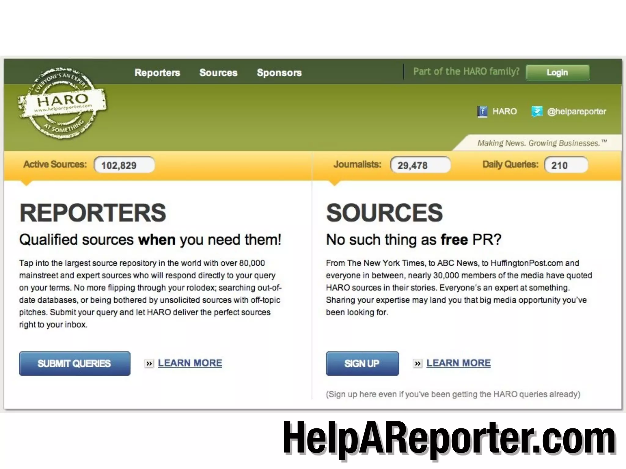 HelpAReporter.com
 