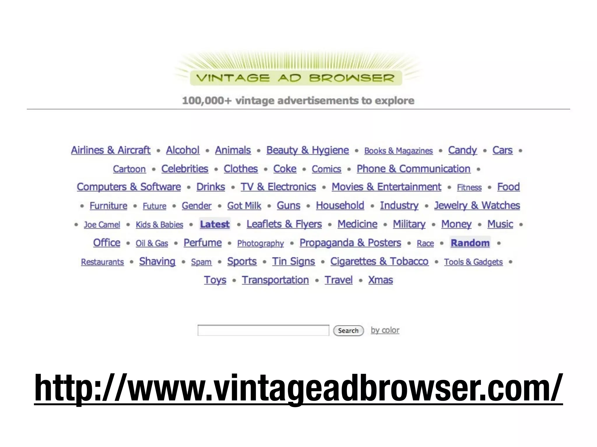http://www.vintageadbrowser.com/
 