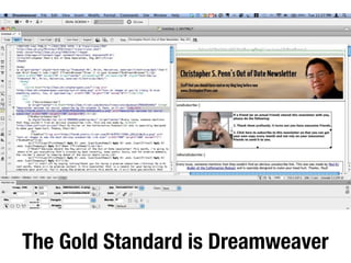 The Gold Standard is Dreamweaver
 