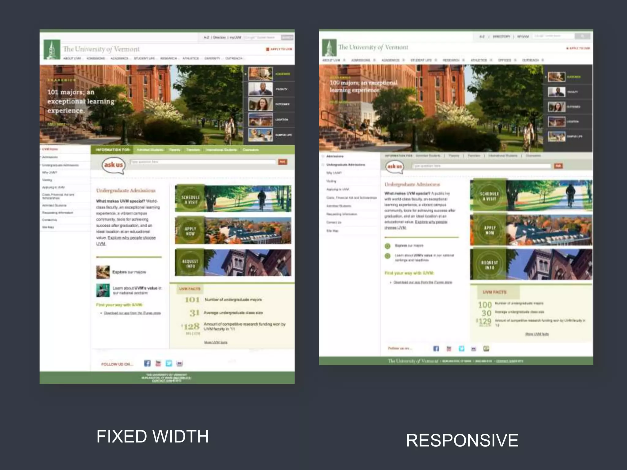 FIXED WIDTH RESPONSIVE
 
