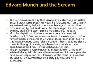 Edvard munch and the scream