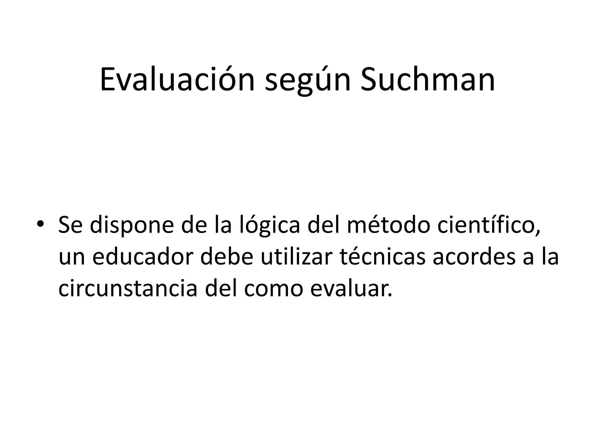 Metodo Cientifico -Edwar suchman | PPTX