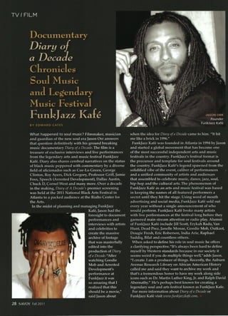 Jason Orr Interview - Diary of a Decade and FunkJazz Kafe Director - Savoy 2011