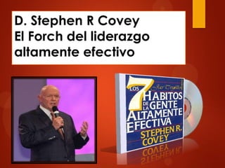 D. Stephen R Covey
El Forch del liderazgo
altamente efectivo
 