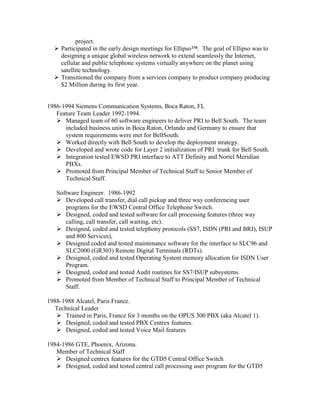 Edward Draiss Resume 052611