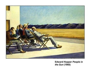 Edward Hopper  People in the Sun  (1960)  