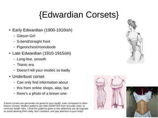 Beginner's Guide to Edwardian Undergarments