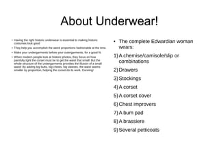 1115, Victorian Underwear