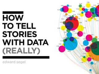 HOW
TO TELL
STORIES
WITH DATA
(REALLY)
edward segel
 
