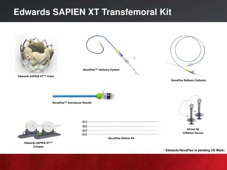 Edwards sapien xt final, nova flex and ascendra 2